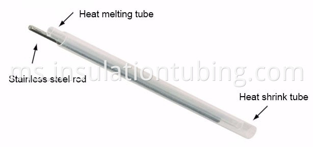 Fiber Optic Heat Shrink Tube with product dimension